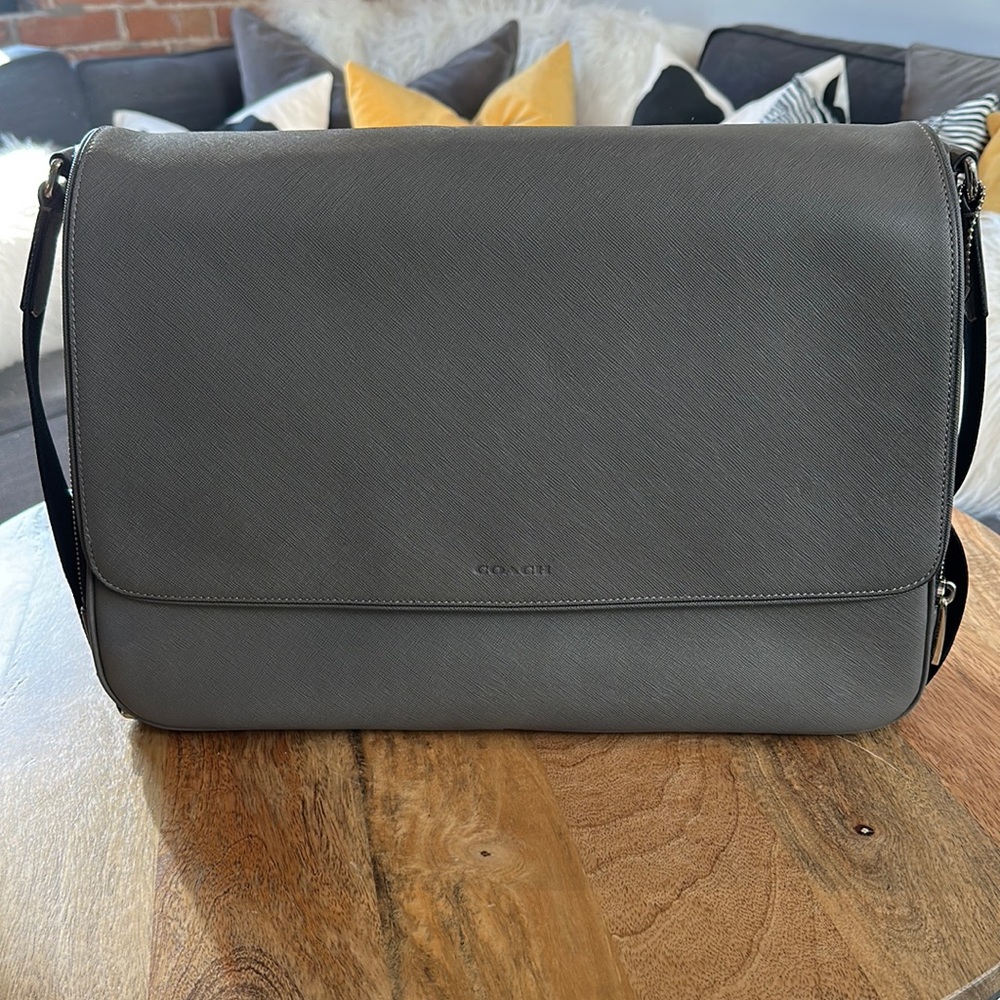 Coach Gray Messenger Bag